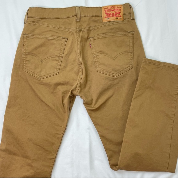 Levi’s 505 in Caraway color (caramel) Sz 32 x 32. EUC - Picture 4 of 6